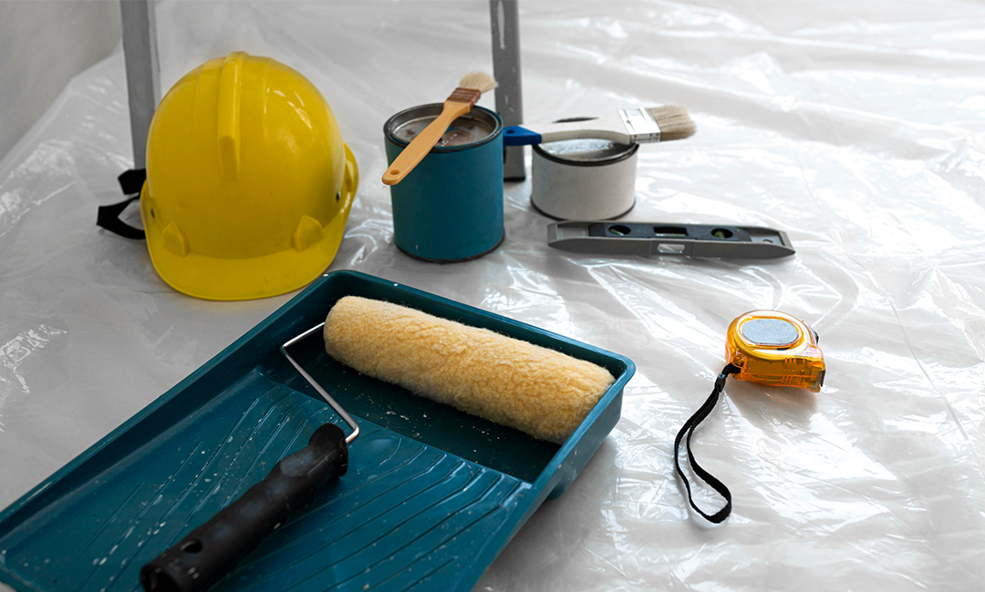 ابزار مورد نیاز برای رنگ کردن خانه - فروشگاه نیوکالر