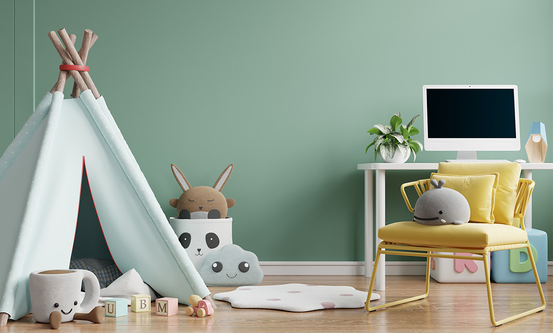 رنگ سبز اتاق خواب دخترانه - فروشگاه نیوکالر