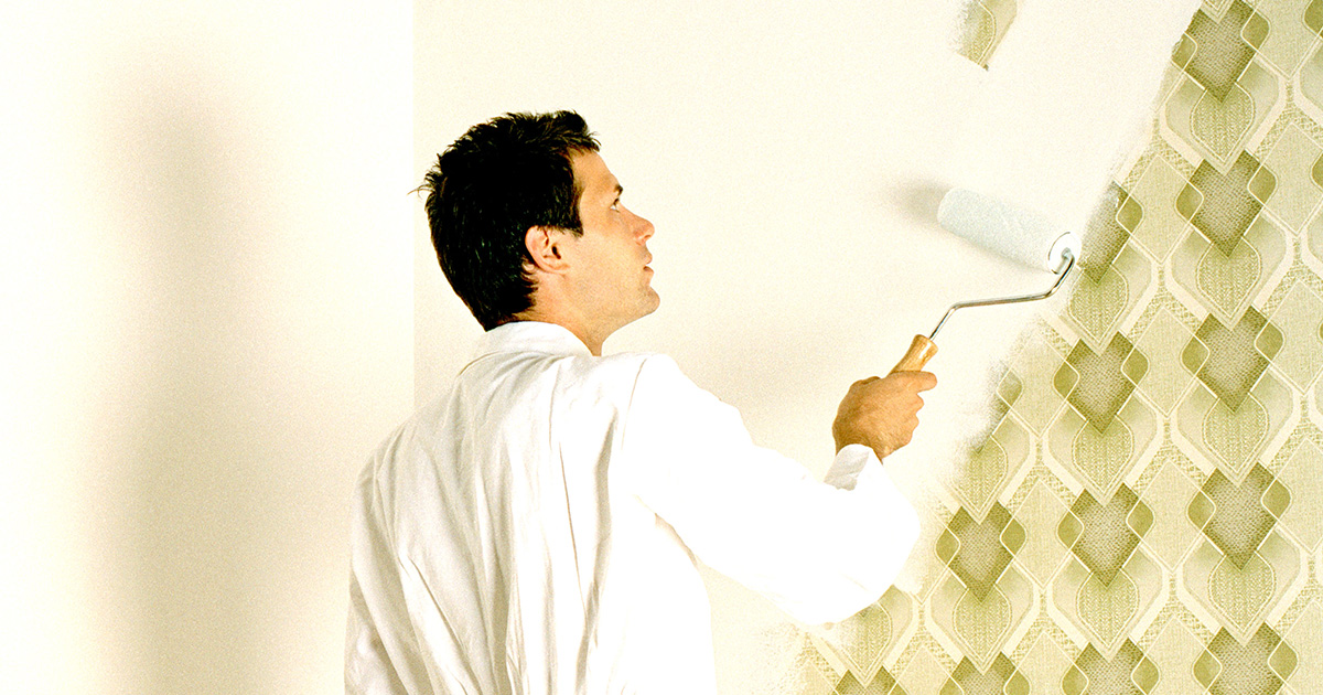 اقدامات اولیه قبل از رنگ آمیزی کاغذ دیواری - فروشگاه نیوکالر