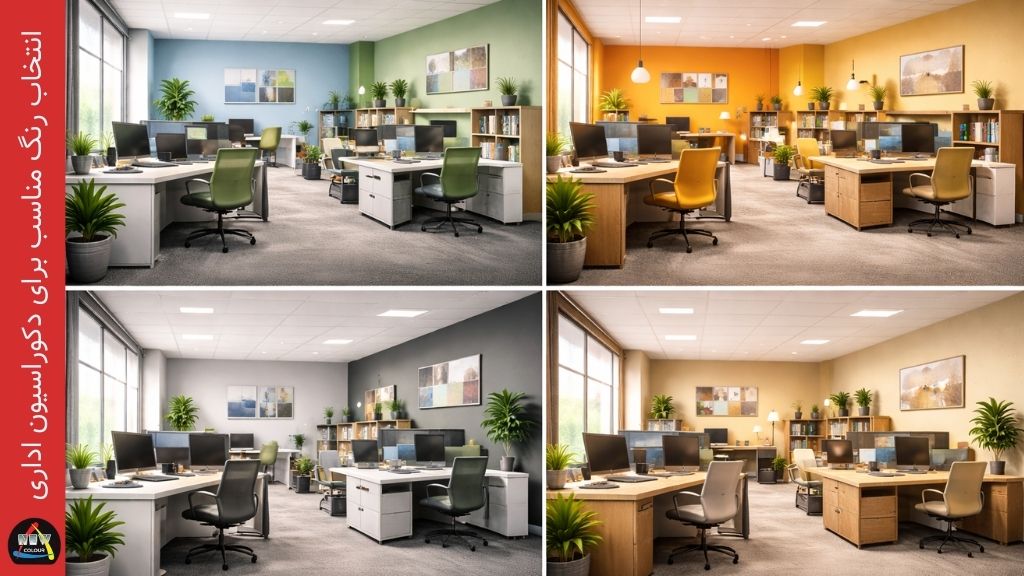 انتخاب رنگ مناسب برای دکوراسیون اداری - نیوکالر