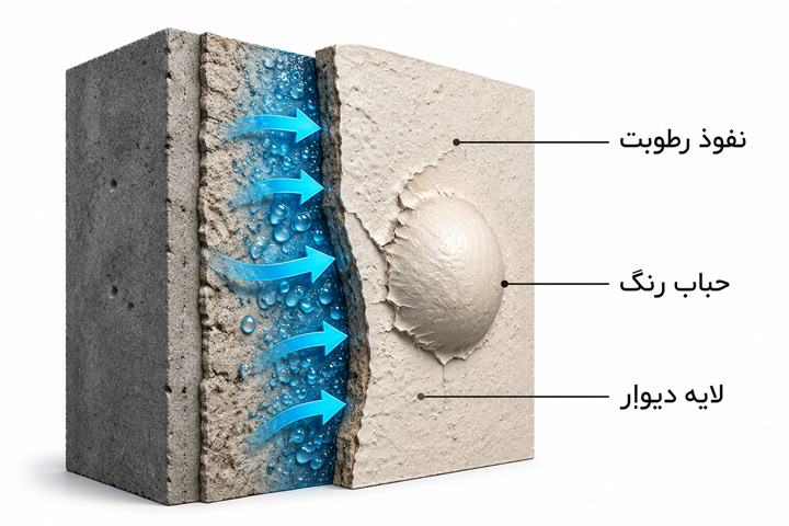دلایل طبله کردن رنگ نما - نیوکالر شاپ