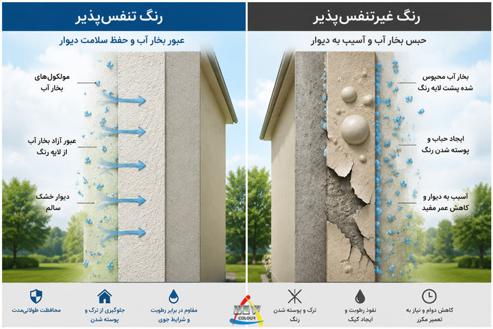 جلوگیری از طبله کردن رنگ نما - نیوکالر شاپ